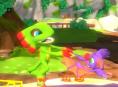 First screenshot of Yooka-Laylee with the N64 filter