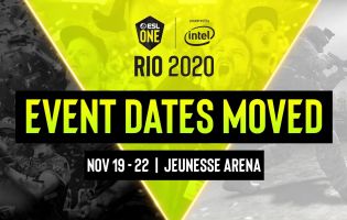 ESL One: Rio has been moved to November