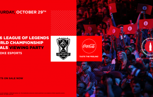 Coke are hosting League of Legends Worlds viewing parties