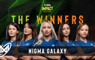Nigma Galaxy Female are the first ever ESL Impact champions