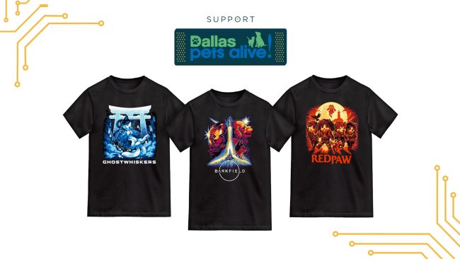 Popular Bethesda franchises gets awesome shirts for animal charity