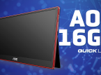 AOC's 16G3 monitor is built for portable gaming
