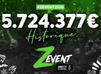 The French charity weekend "ZEvent" raises over €5.7 million
