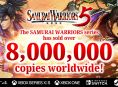 Samurai Warriors series sales surpassed 8 million copies
